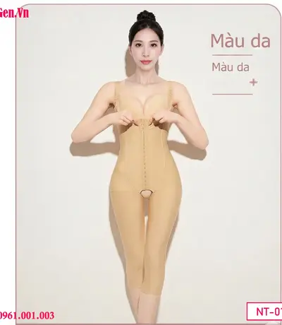 Chất liệu vải của gen định hình sau hút mỡ đạt chuẩn y tế, có khả năng kháng khuẩn, bảo vệ an toàn cho các vết mổ chưa cắt chỉ.