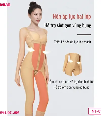 Lực nén gradient từ gen bụng đùi cấy mông giúp đẩy nhanh hệ bạch huyết, hỗ trợ tiêu sưng, đào thải dịch vàng nhanh chóng hơn.