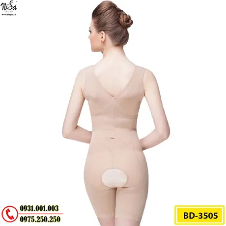 Bộ Đồ Lót Gen Định Hình Liền Thân Cao Cấp Thu Gọn Vòng Eo (Cod: BD-3505)