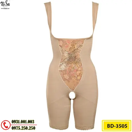 Bộ Đồ Lót Gen Định Hình Liền Thân Cao Cấp Thu Gọn Vòng Eo (Cod: BD-3505)