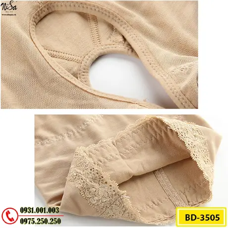 Bộ Đồ Lót Gen Định Hình Liền Thân Cao Cấp Thu Gọn Vòng Eo (Cod: BD-3505)