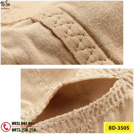 Bộ Đồ Lót Gen Định Hình Liền Thân Cao Cấp Thu Gọn Vòng Eo (Cod: BD-3505)