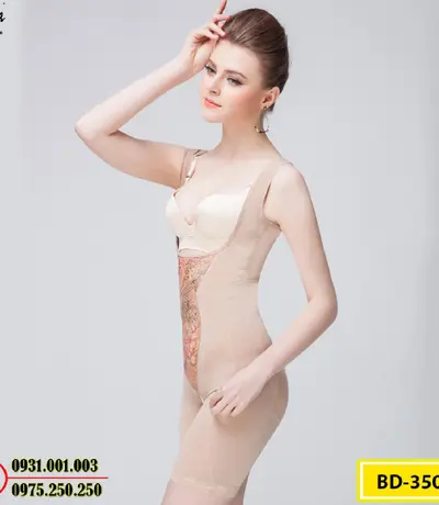Bộ Đồ Lót Gen Định Hình Liền Thân Cao Cấp Thu Gọn Vòng Eo (Cod: BD-3505)