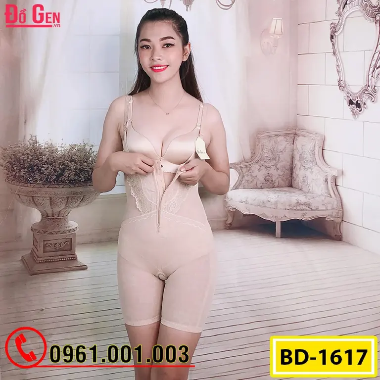 Bộ Đồ Lót Gen - Nịt Bụng Định Hình Vòng Bụng (Cod: BD-1617)