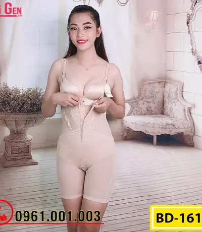 Bộ Đồ Lót Gen - Nịt Bụng Định Hình Vòng Bụng (Cod: BD-1617)