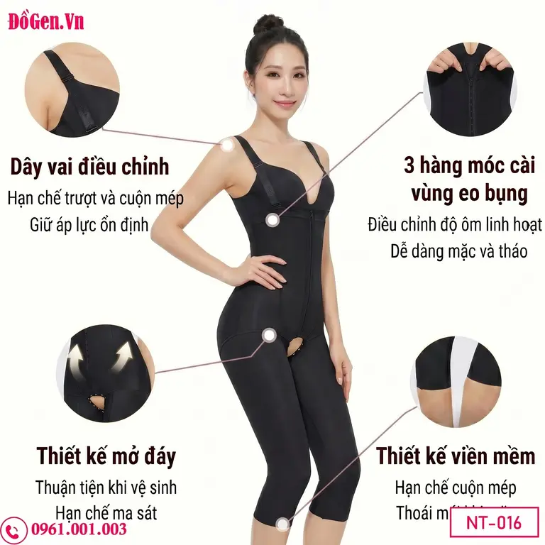 Gen nịt bụng đùi giúp cố định form sau phẫu thuật BBL