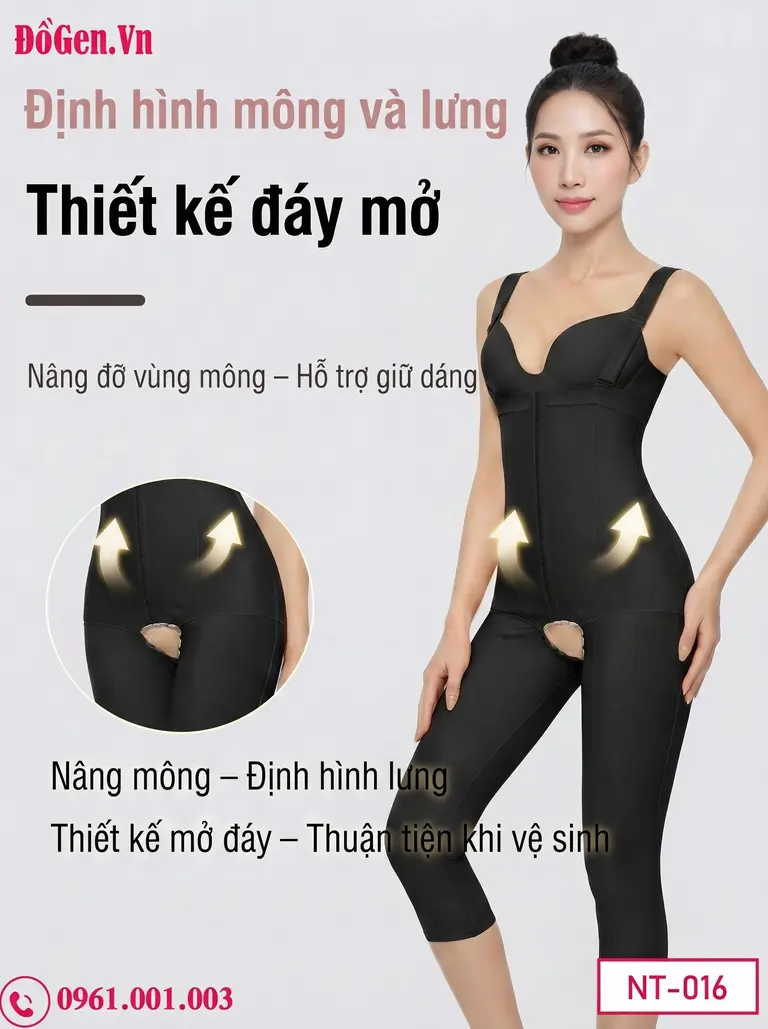 Quần gen bụng đùi cao cấp hỗ trợ định hình sau nâng mông