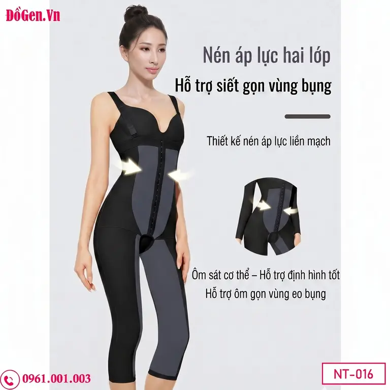 Gen nịt bụng đùi sau cấy mỡ tự thân giúp ôm sát và bảo vệ vùng mổ