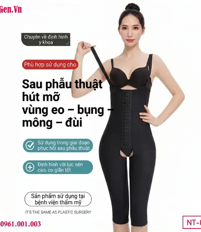 Gen nịt bụng đùi sau thẩm mỹ body giúp ôm sát và hỗ trợ phục hồi