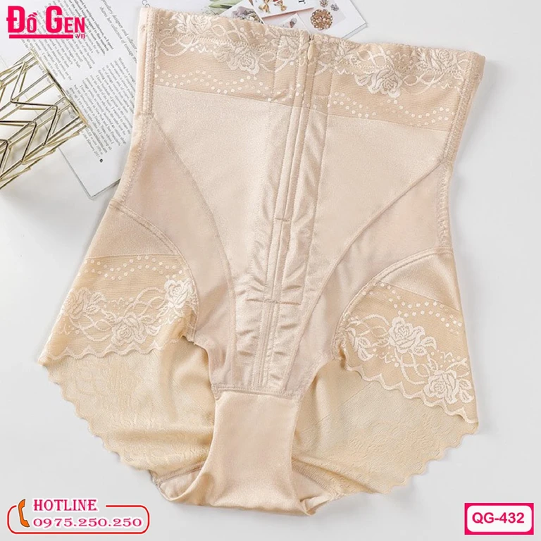 Quần gen Nịt Bụng Cạp Cao Ôm Bó Body QG-432