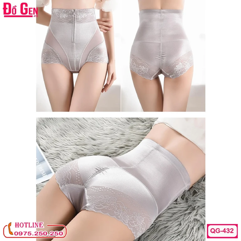 Quần gen Nịt Bụng Cạp Cao Ôm Bó Body QG-432