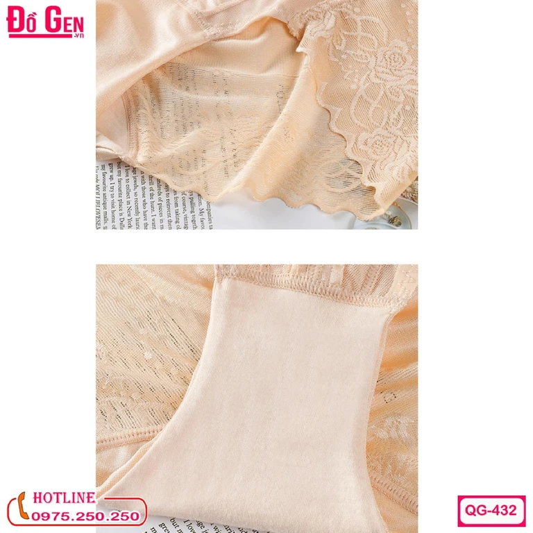 Quần gen Nịt Bụng Cạp Cao Ôm Bó Body QG-432