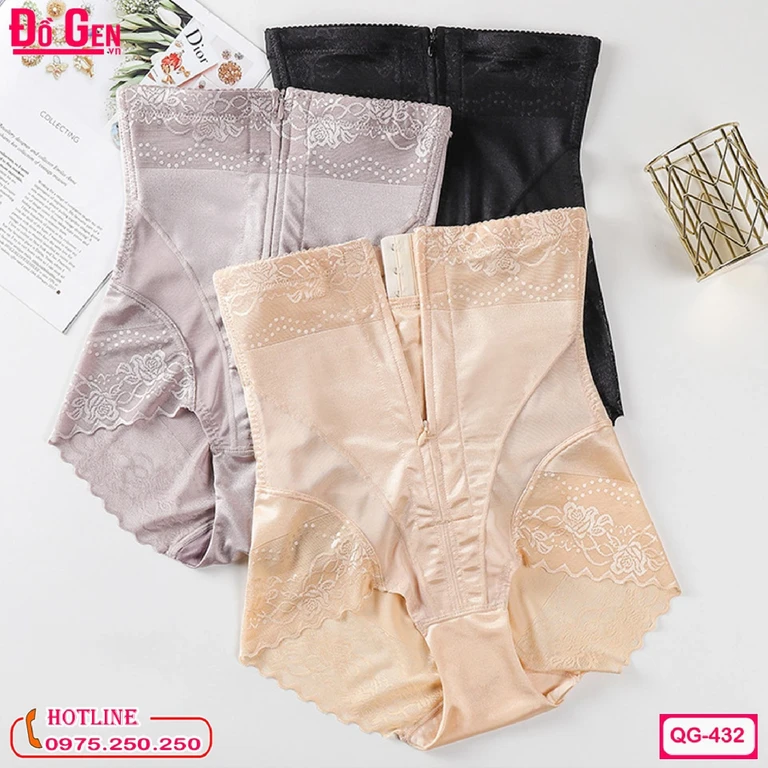 Quần gen Nịt Bụng Cạp Cao Ôm Bó Body QG-432