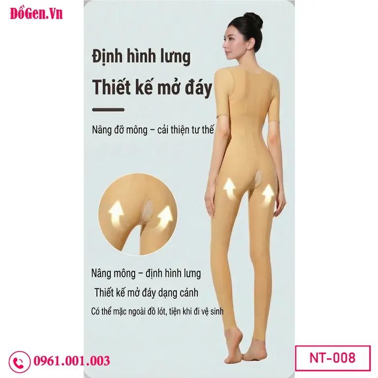 Áo gen compression suit sau hút mỡ bụng và bắp tay.