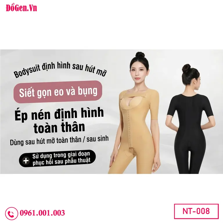 Áo gen body shaper compression garment sau phẫu thuật thẩm mỹ