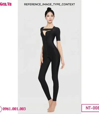 Áo gen compression garment sau hút mỡ nách bắp tay bụng mông.