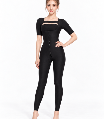 Áo gen định hình toàn thân màu đen - Black Full-Body Shapewear
