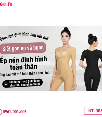 Áo gen body shaper compression garment sau phẫu thuật thẩm mỹ