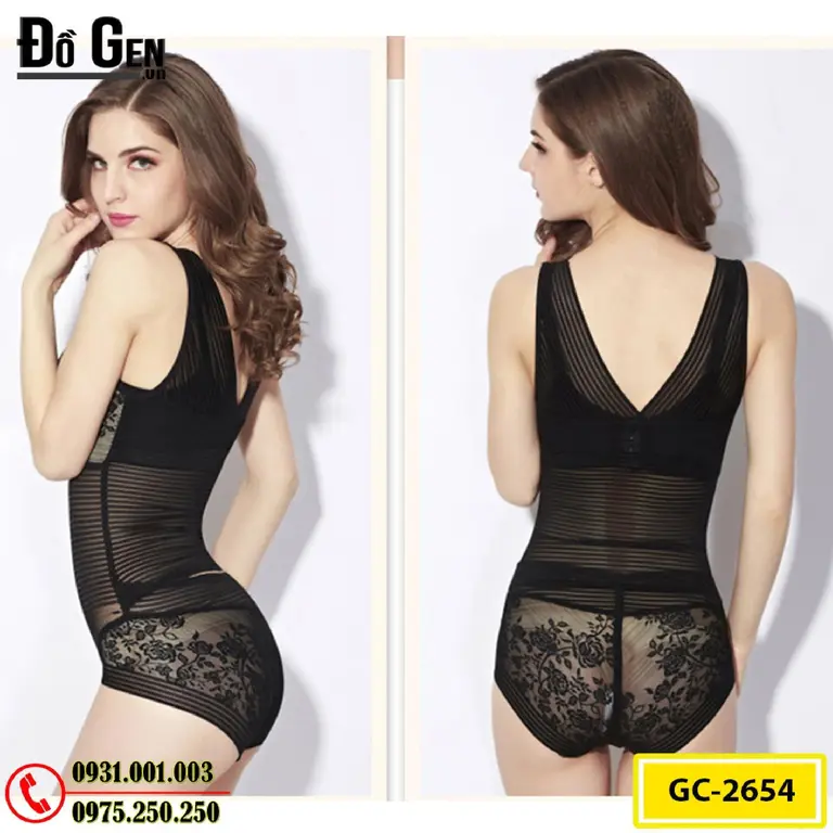 Bộ Đồ Lót Định Hình Bikini Liền Thân Thu Gọn Vòng Eo (Cod: GC-2654)