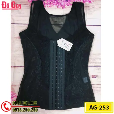 Áo Lót Gen Định Hình - Gen Nịt Bụng Nâng Ngực Thu Gọn Vòng Eo (Cod: AG-253)