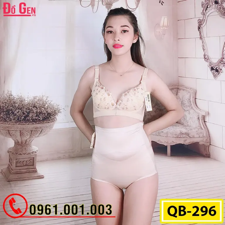 Quần Lót Gen Định Hình - Gen Nịt Bụng Dành Cho Phụ Nữ Sau Sinh (Cod: QB-296)