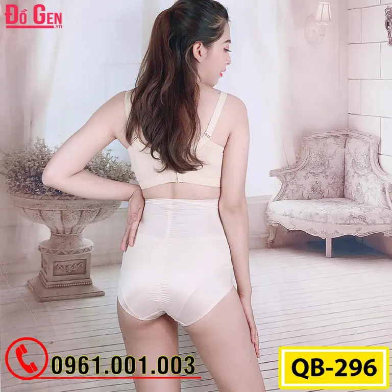 Quần Lót Gen Định Hình - Gen Nịt Bụng Dành Cho Phụ Nữ Sau Sinh (Cod: QB-296)