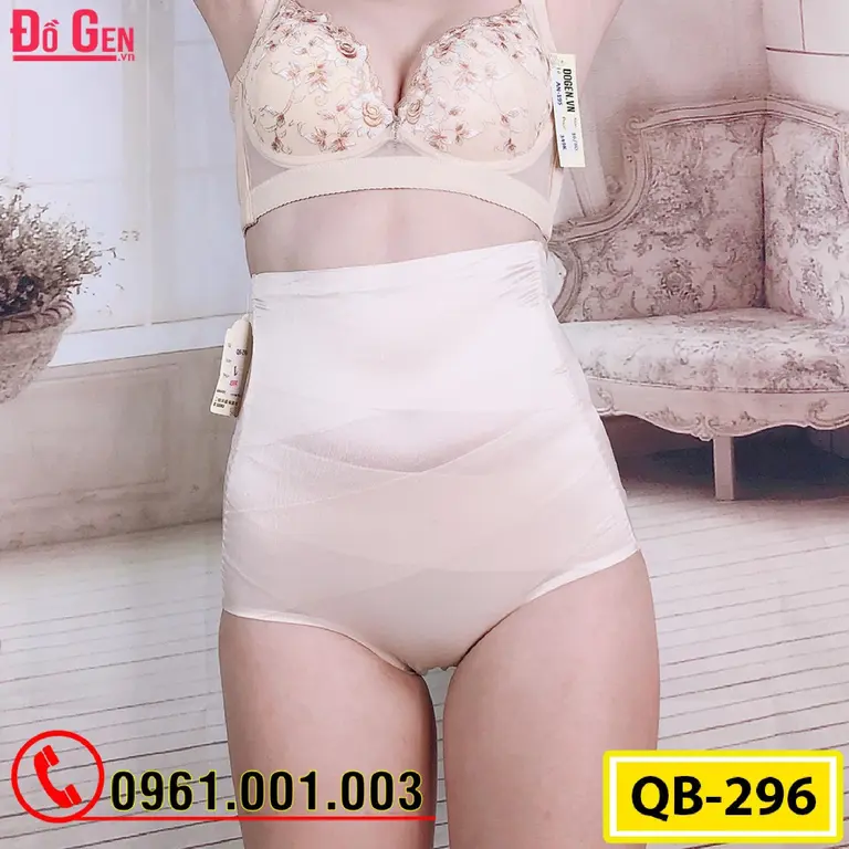 Quần Lót Gen Định Hình - Gen Nịt Bụng Dành Cho Phụ Nữ Sau Sinh (Cod: QB-296)