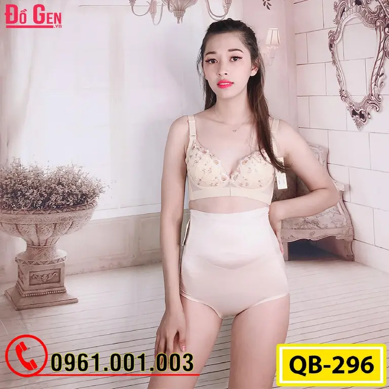 Quần Lót Gen Định Hình - Gen Nịt Bụng Dành Cho Phụ Nữ Sau Sinh (Cod: QB-296)