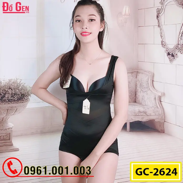 Bộ Đồ Lót Gen Định Hình - Gen Nịt Bụng Thu Gọn Vòng Eo (Cod: GC-2624)