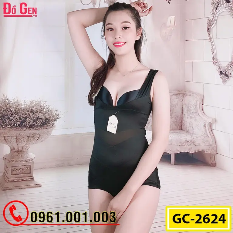 Bộ Đồ Lót Gen Định Hình - Gen Nịt Bụng Thu Gọn Vòng Eo (Cod: GC-2624)