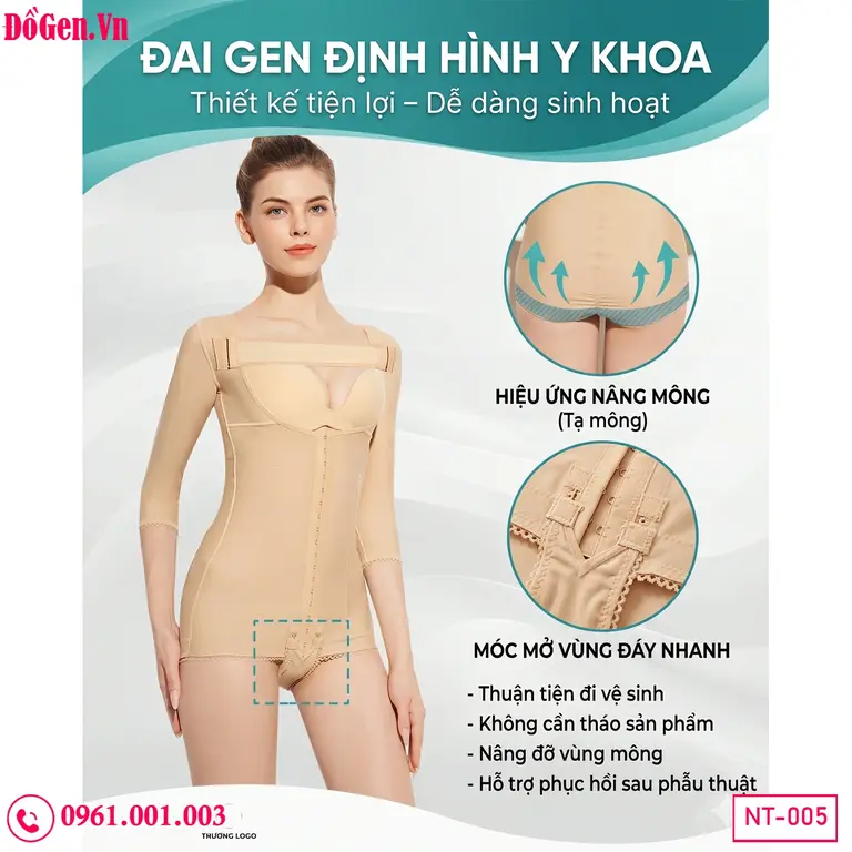 Body shaper sau hút mỡ bắp tay giúp săn chắc vùng tay