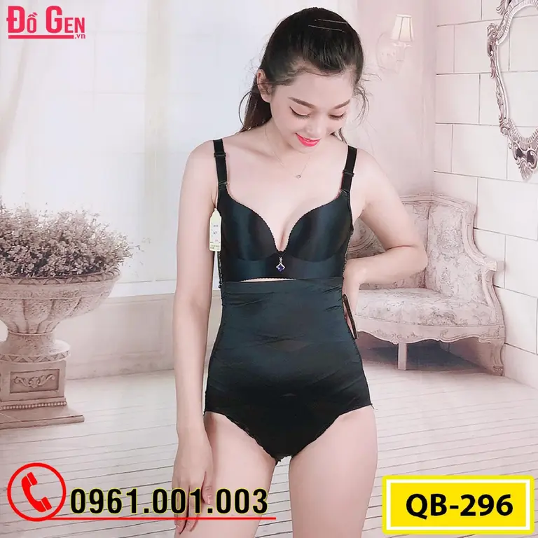 Gen Nịt Bụng - Quần Lót Gen Định Hình Nâng Mông Thu Nhỏ Eo (Cod: QB-296)