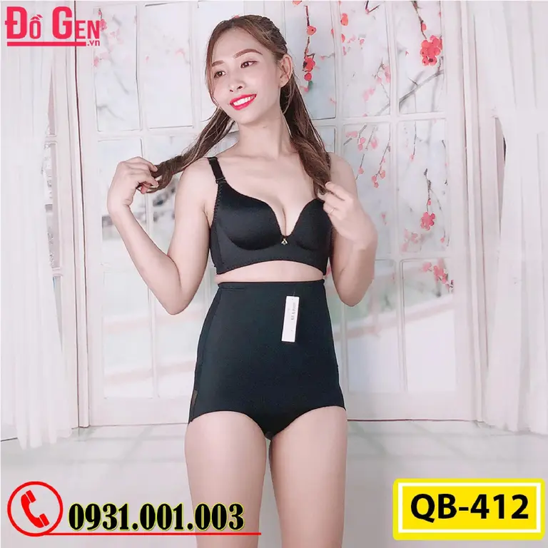 Quần Lót Gen Định Hình - Gen Nịt Bụng Thu Nhỏ Eo (Cod: QB-412)