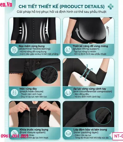 Quần gen bụng eo bắp tay cao cấp giúp nâng đỡ cơ thể