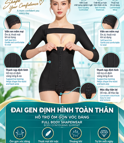 Đai gen nịt bụng eo giữ form