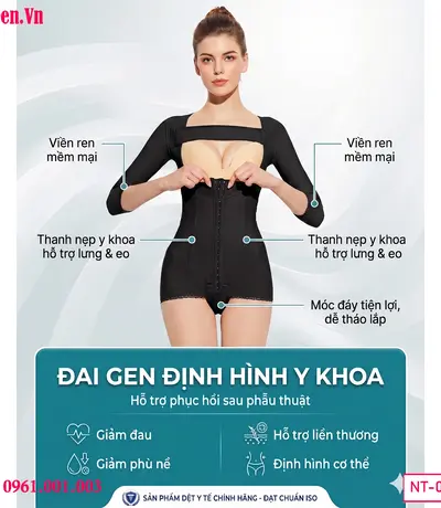 Quần gen định hình body sau thẩm mỹ giúp ôm gọn