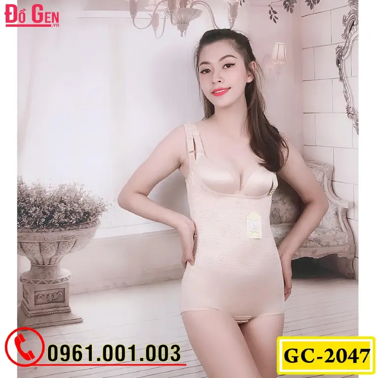 Bộ Đồ Lót Gen Định Hình - Gen Nịt Bụng Thu Gọn Vòng Eo (Cod: GC-2047)