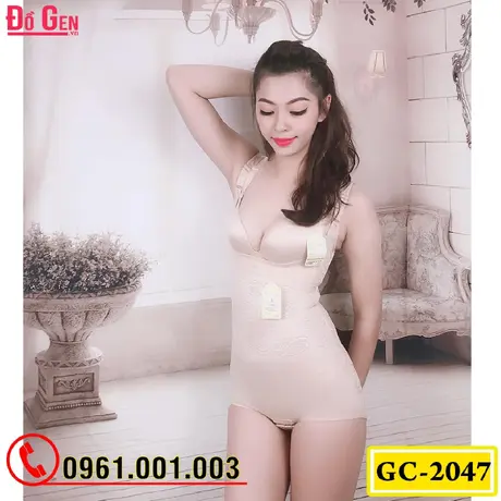 Bộ Đồ Lót Gen Định Hình - Gen Nịt Bụng Thu Gọn Vòng Eo (Cod: GC-2047)