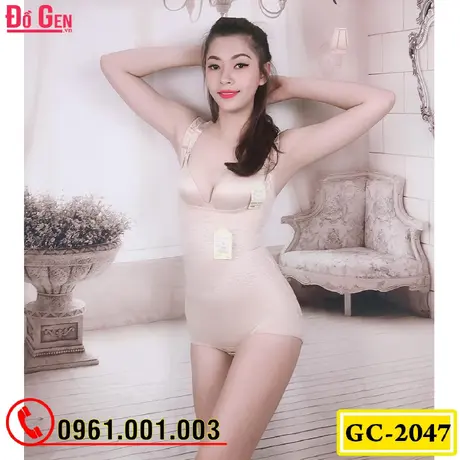 Bộ Đồ Lót Gen Định Hình - Gen Nịt Bụng Thu Gọn Vòng Eo (Cod: GC-2047)