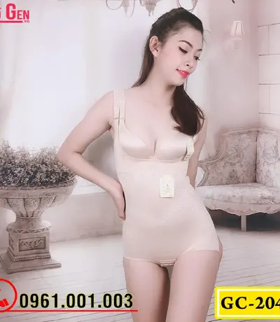 Bộ Đồ Lót Gen Định Hình - Gen Nịt Bụng Thu Gọn Vòng Eo (Cod: GC-2047)