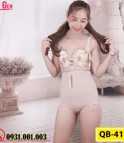 Gen Nịt Bụng - Quần Lót Gen Định Hình Cao Cấp Chống Cuộn Thu Gọn Vòng Eo (Cod: QB-412)