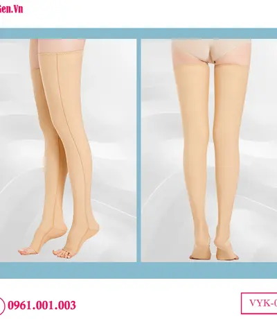 Vớ Nén Y Khoa VYK-001 | Hỗ Trợ Phục Hồi Nhanh Sau Hút Mỡ Đùi, Cẳng Chân