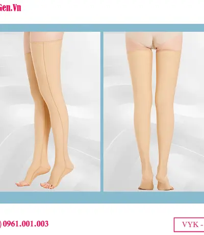 Vớ Nén Y Khoa VYK-001 | Hỗ Trợ Phục Hồi Nhanh Sau Hút Mỡ Đùi, Cẳng Chân