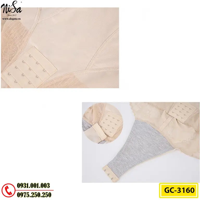 Bộ Đồ Gen Định Hình - Đồ Lót Định Hình Thu Gọn Vòng Eo (Cod: GC-3160)