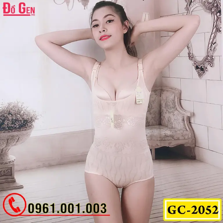 Bộ Đồ Lót Gen Định Hình Giúp Thon Gọn Eo (Cod: GC-2052)