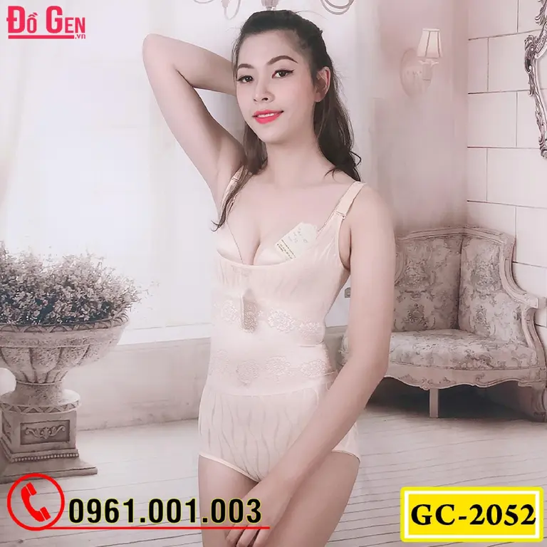Bộ Đồ Lót Gen Định Hình Giúp Thon Gọn Eo (Cod: GC-2052)