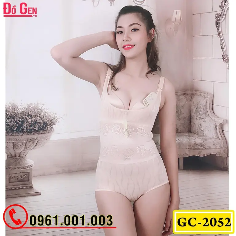 Bộ Đồ Lót Gen Định Hình Giúp Thon Gọn Eo (Cod: GC-2052)