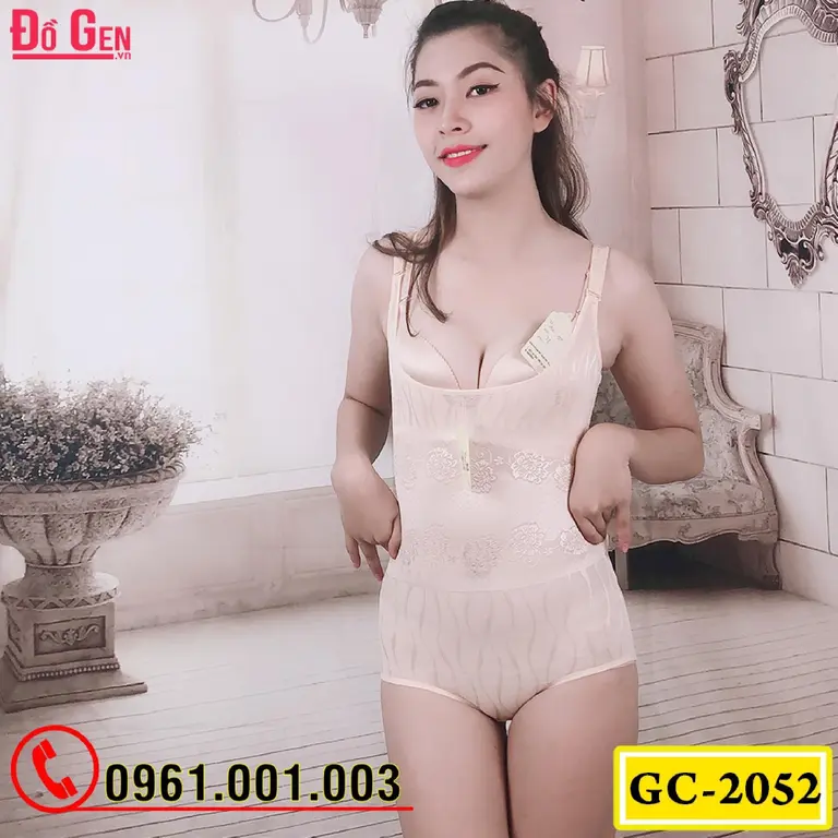 Bộ Đồ Lót Gen Định Hình Giúp Thon Gọn Eo (Cod: GC-2052)