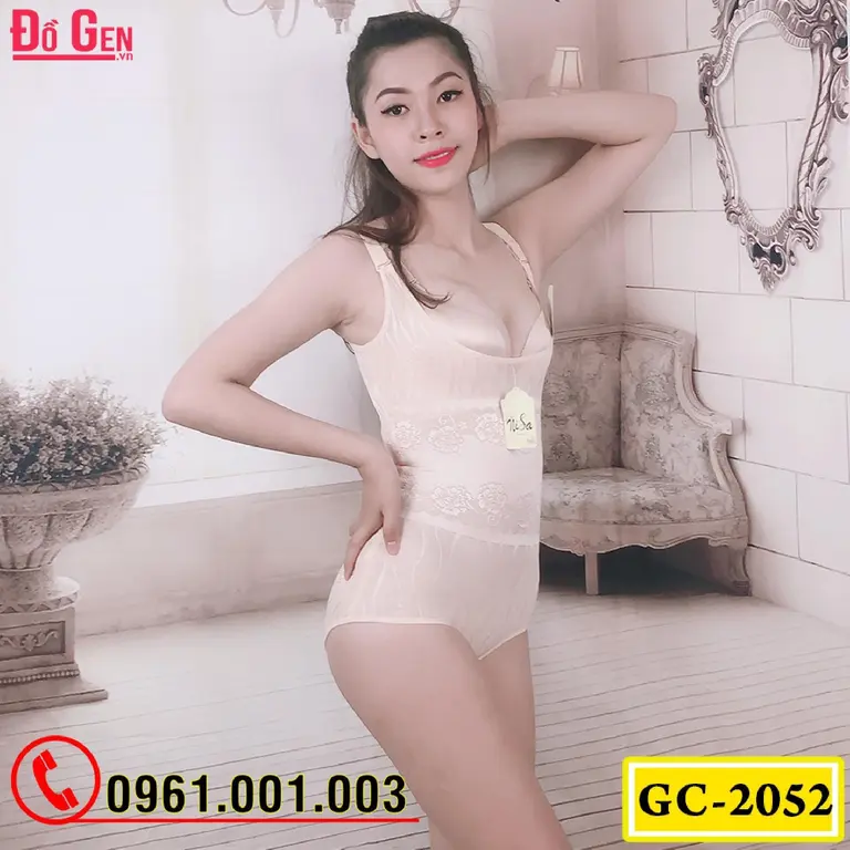 Bộ Đồ Lót Gen Định Hình Giúp Thon Gọn Eo (Cod: GC-2052)