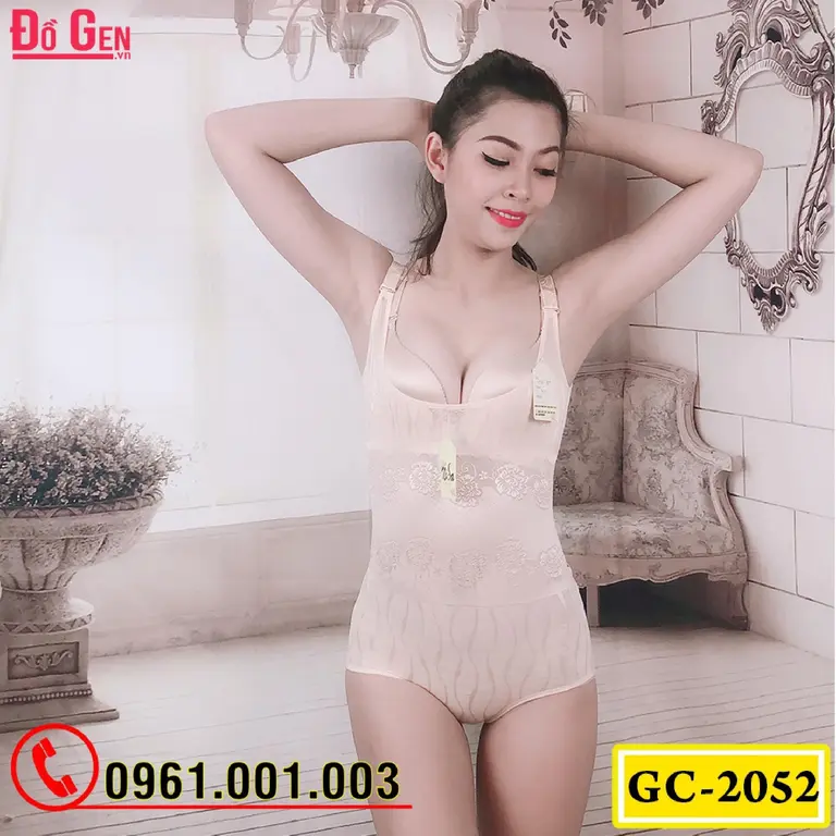 Bộ Đồ Lót Gen Định Hình Giúp Thon Gọn Eo (Cod: GC-2052)